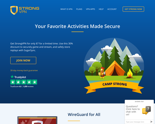 Strong VPN Logo