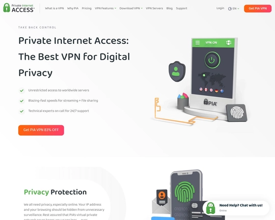 Private Internet Access (PIA VPN) Logo